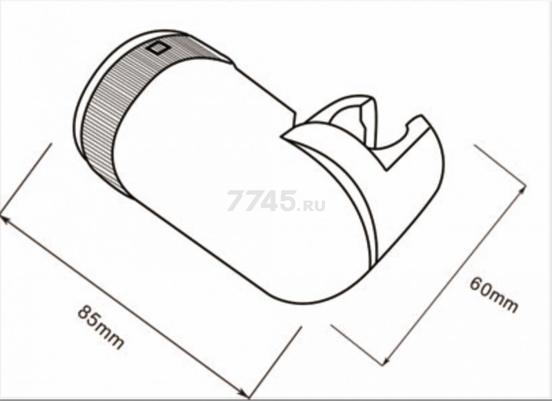 Держатель для душевой лейки AV ENGINEERING AVSSS-053 - Фото 3