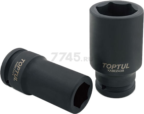 Головка ударная 3/4" 19 мм 6 граней глубокая TOPTUL (KABE2419)
