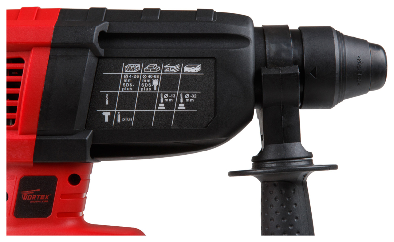 Перфоратор аккумуляторный WORTEX CRH 1824-2 XLT SOLO (CRH182420029) - Фото 4