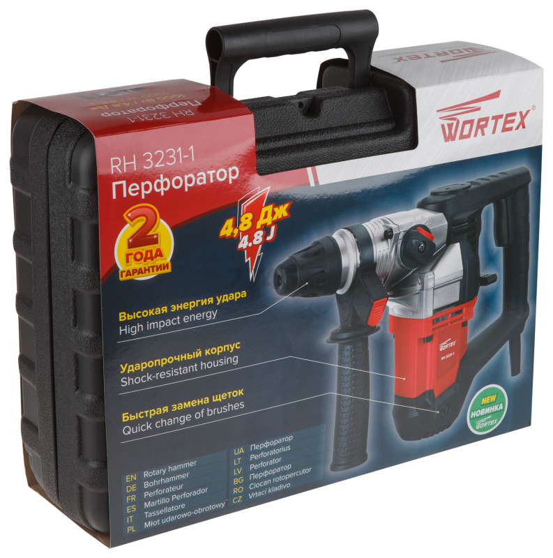 Перфоратор WORTEX RH 3231-1 (RH323111129) - Фото 6