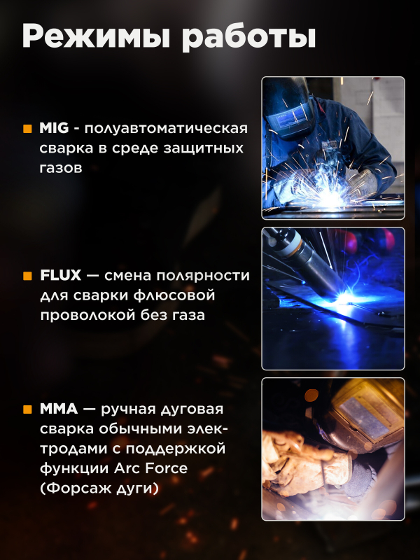 Полуавтомат сварочный SOLARIS MIG-200EM - Фото 3