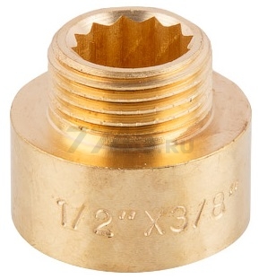 Переход латунный внутренняя-наружная 1/2"X3/8" AV ENGINEERING (AVE304002)