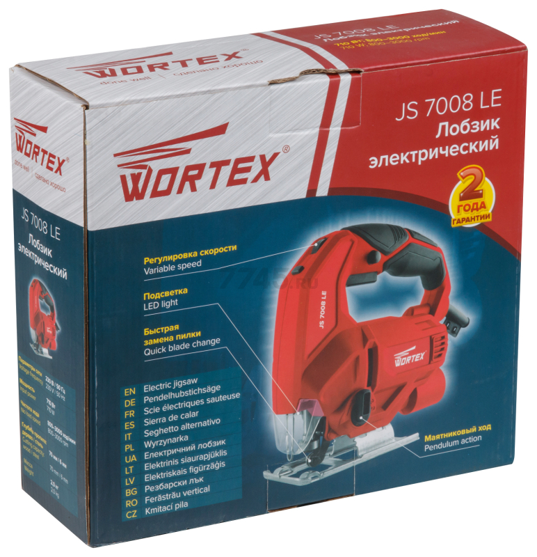 Электролобзик WORTEX JS 7008 LE (JS7008LE019) - Фото 13