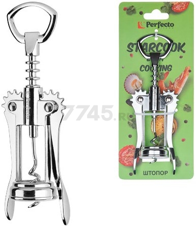 Штопор PERFECTO LINEA Starcook с крылышками (21-100003) - Фото 4