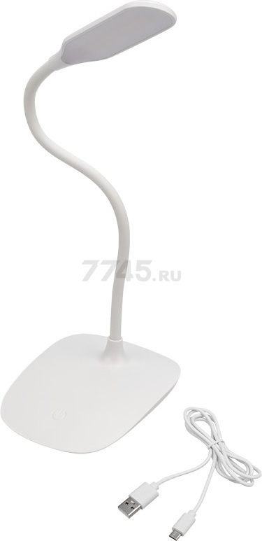 Лампа настольная светодиодная Click 4 Вт 4000К REXANT на основании (609-002) - Фото 4