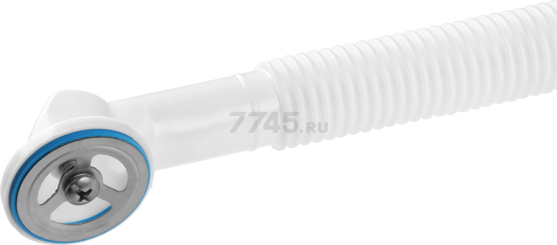 Сифон для кухни выпуск 3 1/2" круглый перелив гибкая труба 1 1/2"- 40/50 мм AV ENGINEERING (AVE129777) - Фото 5