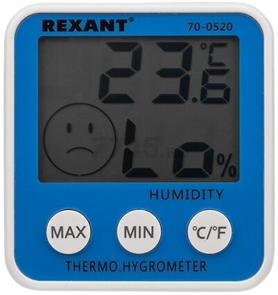 Термогигрометр электронный REXANT RX-108 (70-0520)