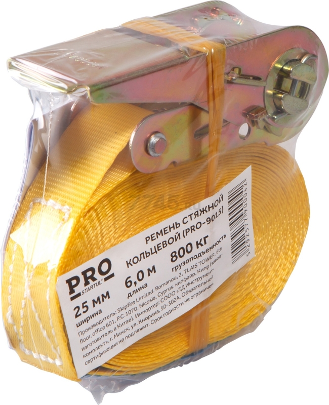 Ремень стяжной кольцевой 0,8 т 6 м PRO STARTUL (PRO-9015)