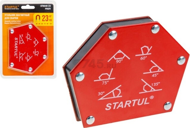 Угольник магнитный для сварки 23 кг STARTUL Profi (ST8540-23)