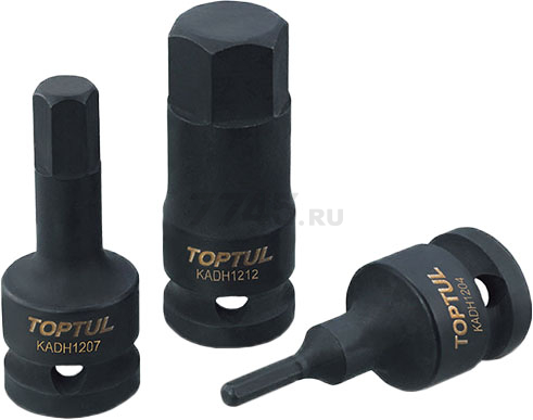 Головка ударная 1/2" с насадкой Hex 7 мм TOPTUL (KADH1607)