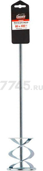 Насадка миксер 80х400 мм шестигранная GEPARD (GP4220-08) - Фото 2