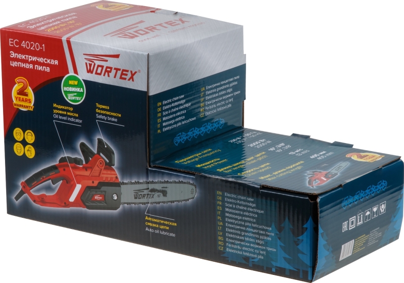 Пила цепная электрическая WORTEX EC 4020-1 (ЕС4020100029) - Фото 14