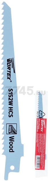Полотно для сабельной пилы WORTEX по дереву S152W 152 мм (SSB1506H0018)