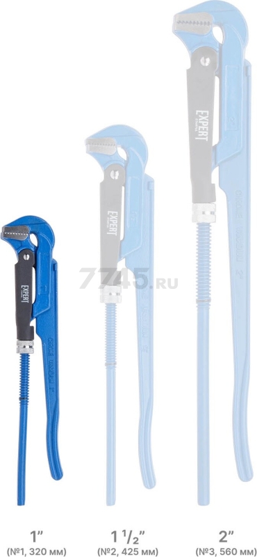 Ключ трубный 1" L-образный STARTUL Expert (SE4290-01) - Фото 8