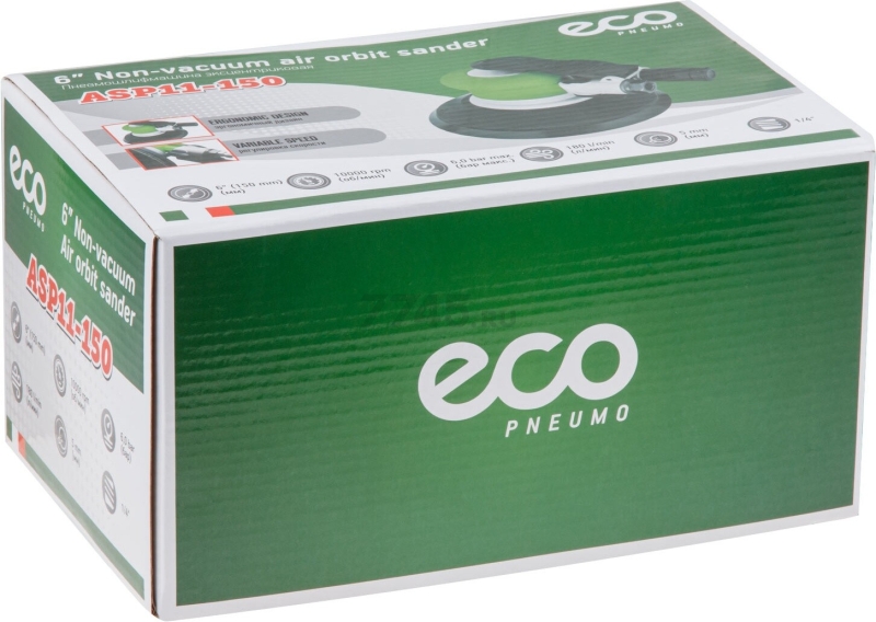 Пневмошлифмашина эксцентриковая ECO ASP11-150 - Фото 13