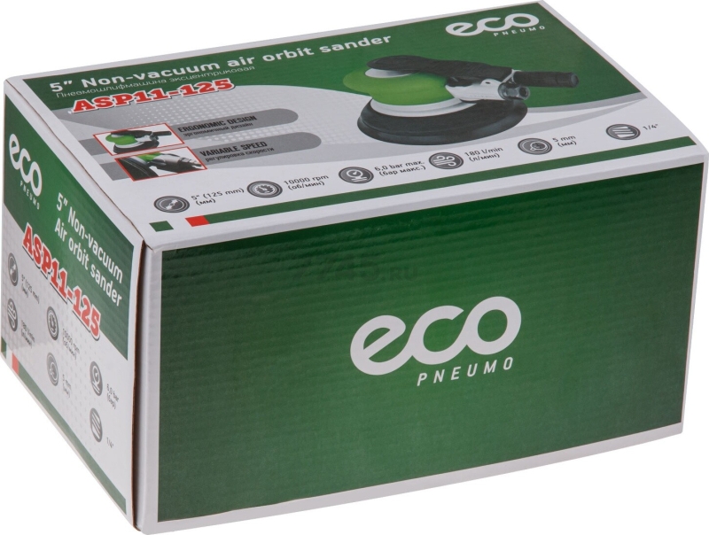 Пневмошлифмашина эксцентриковая ECO ASP11-125 - Фото 13