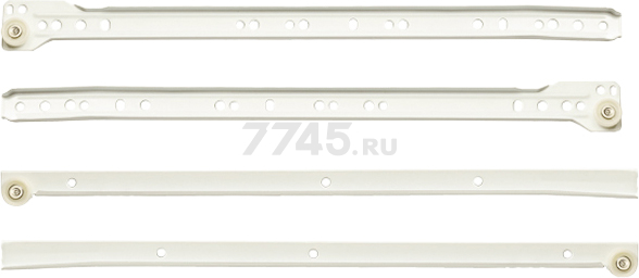 Направляющая роликовая STARFIX DS10 300 мм белый 2 штуки (SMF-10146)
