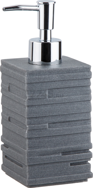 Дозатор для жидкого мыла PERFECTO LINEA Weathered Sand серый (35-151102) - Фото 4