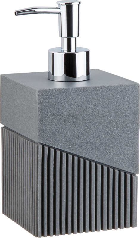 Дозатор для жидкого мыла PERFECTO LINEA Element серый (35-618100) - Фото 7