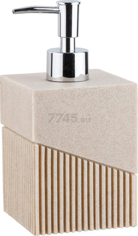 Дозатор для жидкого мыла PERFECTO LINEA Element бежевый (35-618101) - Фото 7