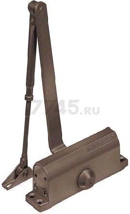 Доводчик дверной гидравлический морозостойкий NOTEDO DC-080 60-100 кг коричневый (DC-080b)