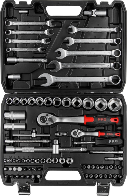 Набор инструментов 1/4", 1/2" 6 граней 82 предмета PRO STARTUL Stuttgart (PRO-082S) - Фото 6