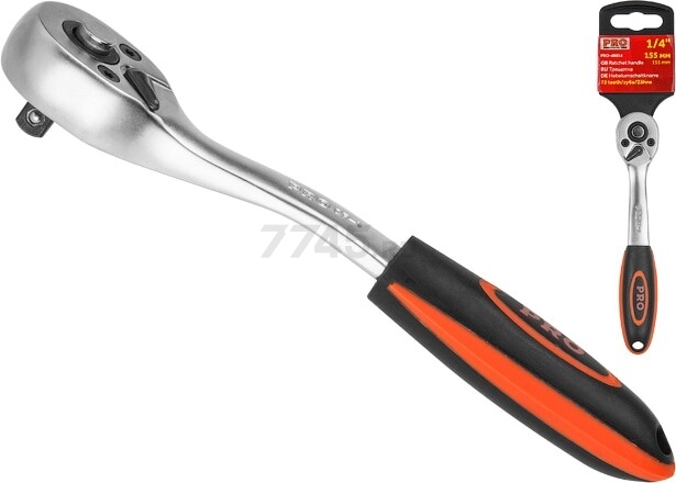 Трещотка 1/4" 72 зуба 155 мм PRO STARTUL (PRO-48014)