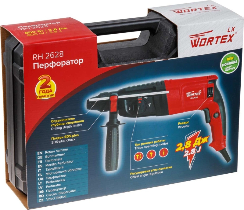 Перфоратор WORTEX LX RH 2628 (0329062) - Фото 15