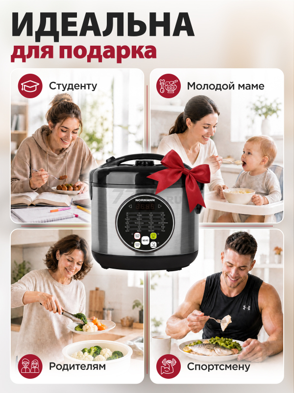Мультиварка NORMANN AMC-431 - Фото 10