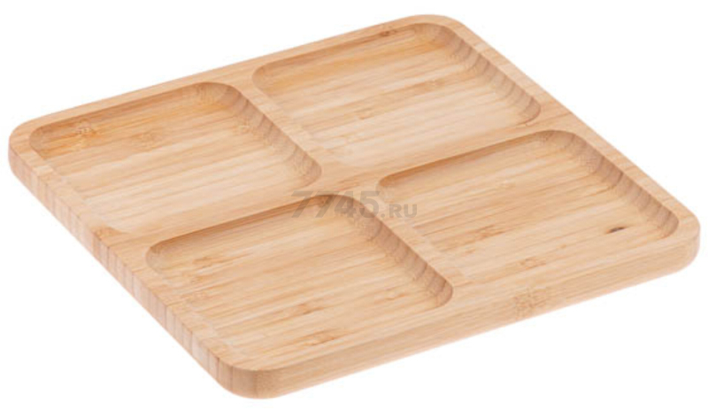 Менажница бамбуковая PERFECTO LINEA Bamboo 22х22 см (38-222201)