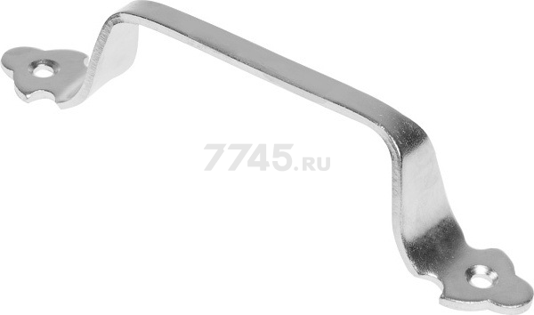 Ручка дверная скоба 80 мм STARFIX Техно белый цинк (SMP-57596-1)
