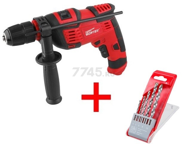 Дрель ударная WORTEX DS 1308 (DS130800029A1)