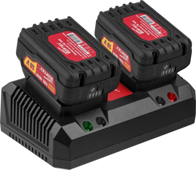 Зарядное устройство 18В WORTEX FC 2120-2 XLT (0329183) - Фото 3
