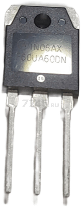 Диод вторичный для сварочного аппарата SOLARIS FF60UA60DNTU TO-247 (TIG-220ACDC-43)