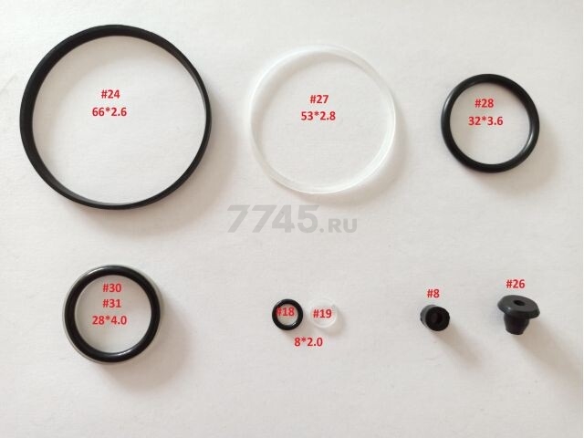 Ремкомплект для домкрата гидравлического STARTUL ST8019-06 (SP8019-06)