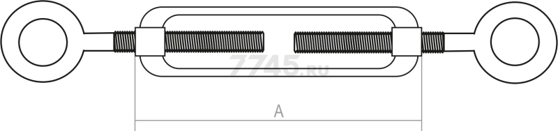 Талреп кольцо-кольцо RR 5 DIN 1480 STARFIX (SMP-09472-1) - Фото 2