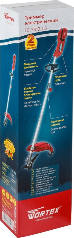 Триммер электрический WORTEX TE 3813-1 S (0311129) - Фото 10