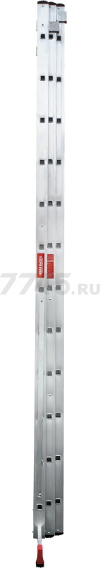 Лестница алюминиевая трехсекционная 796 см НОВАЯ ВЫСОТА NV323 (3230312) - Фото 4