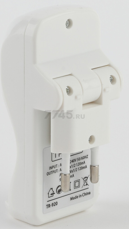Зарядное устройство для аккумулятора АА/ААА ТРОФИ TR-920 - Фото 3