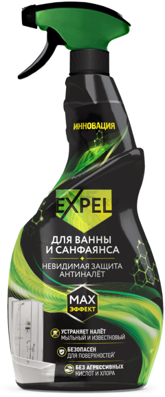 Средство чистящее для унитаза EXPEL Невидимая защита Антиналет 600 мл