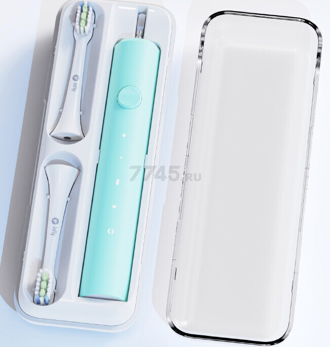 Зубная щетка электрическая INFLY Electric Toothbrush T03S Green в дорожном футляре (6973106050610) - Фото 8