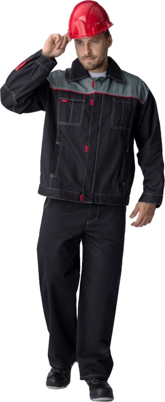 Костюм рабочий летний ФАКЕЛ Флагман-Фаворит-1 размер 56-58 рост 182-188 серый/серый (87460689.011)