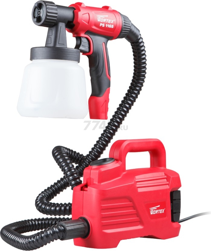Краскораспылитель электрический WORTEX PS 1165 (PS116502811) - Фото 2