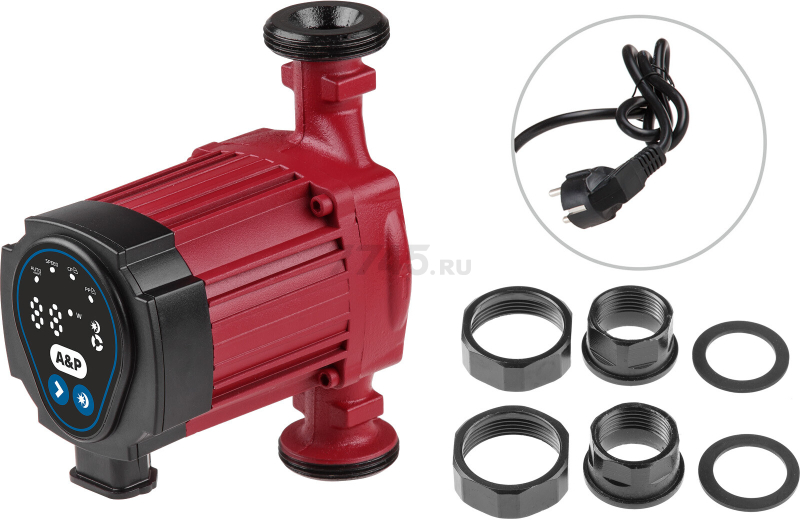 Насос циркуляционный A&P Wise-25/60-180 (AP118W013) - Фото 10