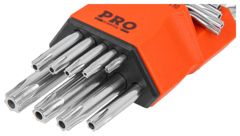 Набор ключей Torx T10H-T50H 9 предметов коротких PRO STARTUL (PRO-87209) - Фото 3
