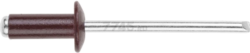 Заклепка вытяжная 4,8х12 мм алюминий-сталь RAL 3005 (винно-красный) STARFIX 150 штук (SMP2-99229-150)