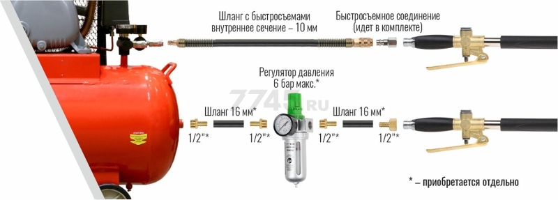 Ковш-хоппер штукатурный ECO SGH-01 (EC1538-1) - Фото 14