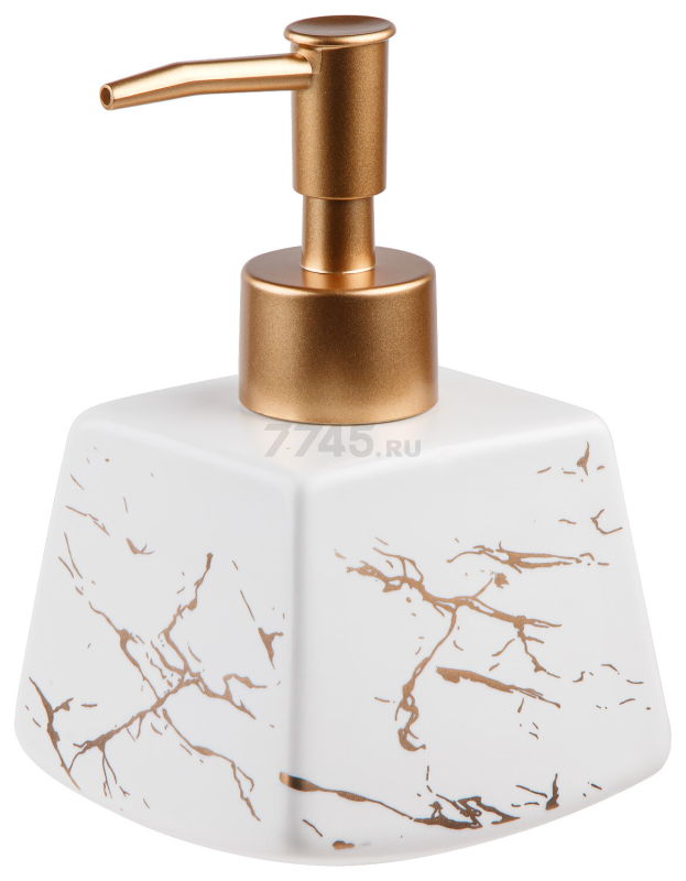 Дозатор для жидкого мыла PERFECTO LINEA Elegance белый (35-185132) - Фото 8