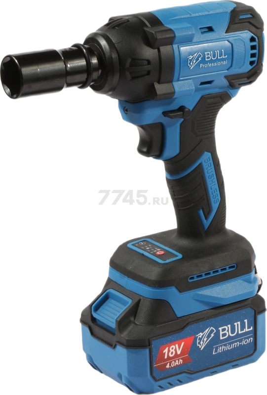 Гайковерт аккумуляторный ударный BULL SC 1804 XLTpro (0329204) - Фото 14