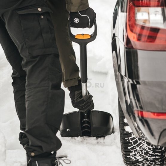 Лопата снеговая автомобильная телескопическая 290х800-990 мм FISKARS X-series (1057187) - Фото 11